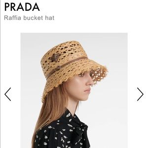 Prada Rafia Hat (Sold Out everywhere!)